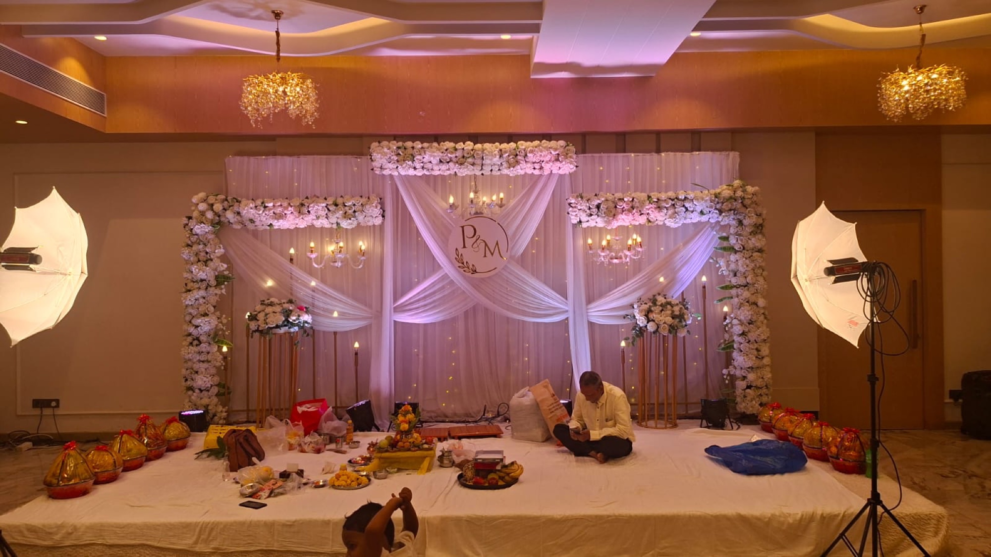 A wedding reception at Kingsland